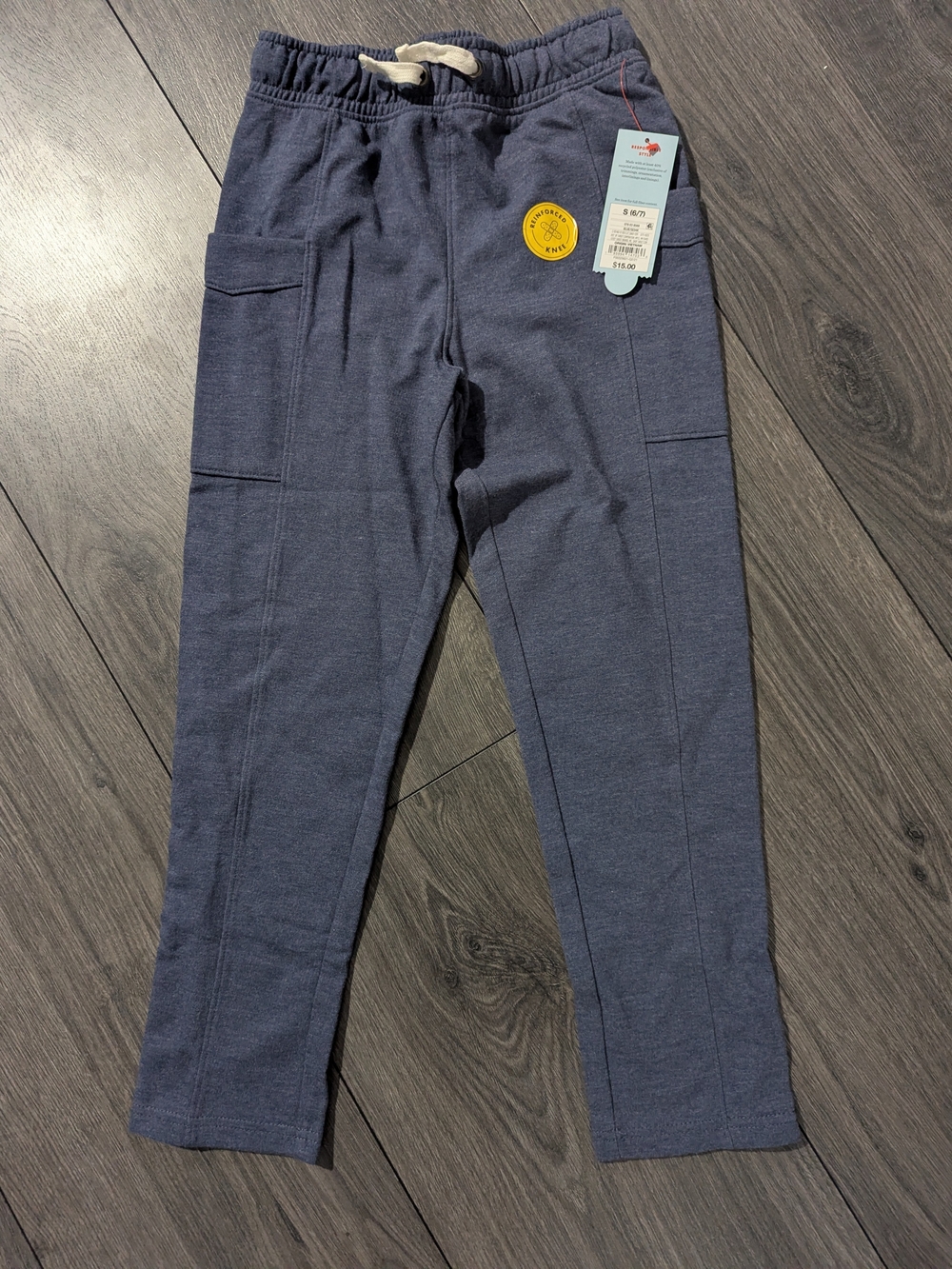 Cat & Jack Navy Blue Pull-On Jogger Pants with Reinforced Knee